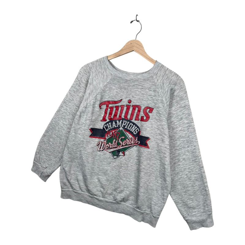 Vintage Women's Minnesota Twins MLB World Series Crewneck 1987 XL