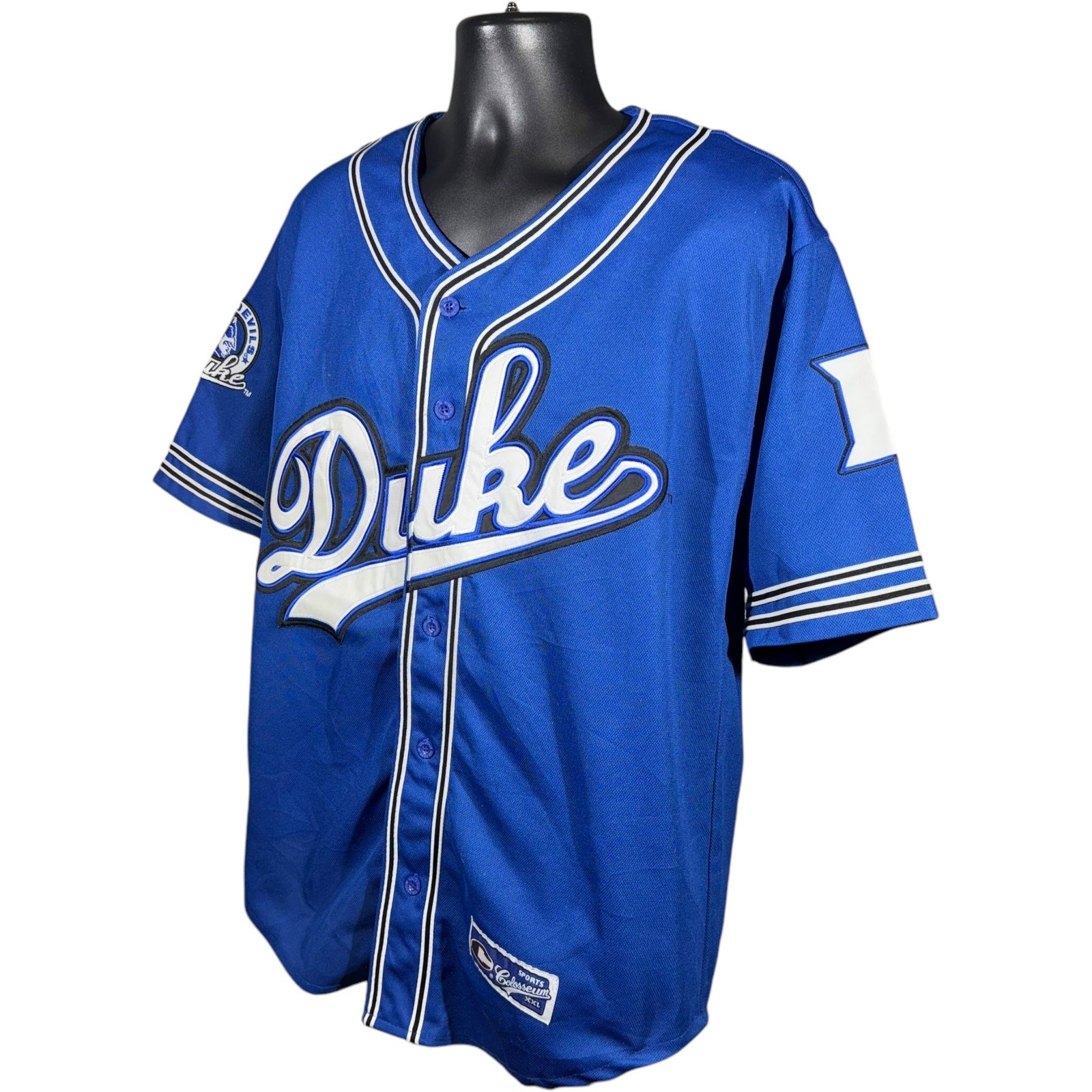 Vintage Duke University Blue Devils Baseball Jersey