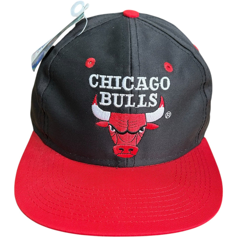 Vintage NWT Chicago Bulls Spellout NBA Snapback Hat