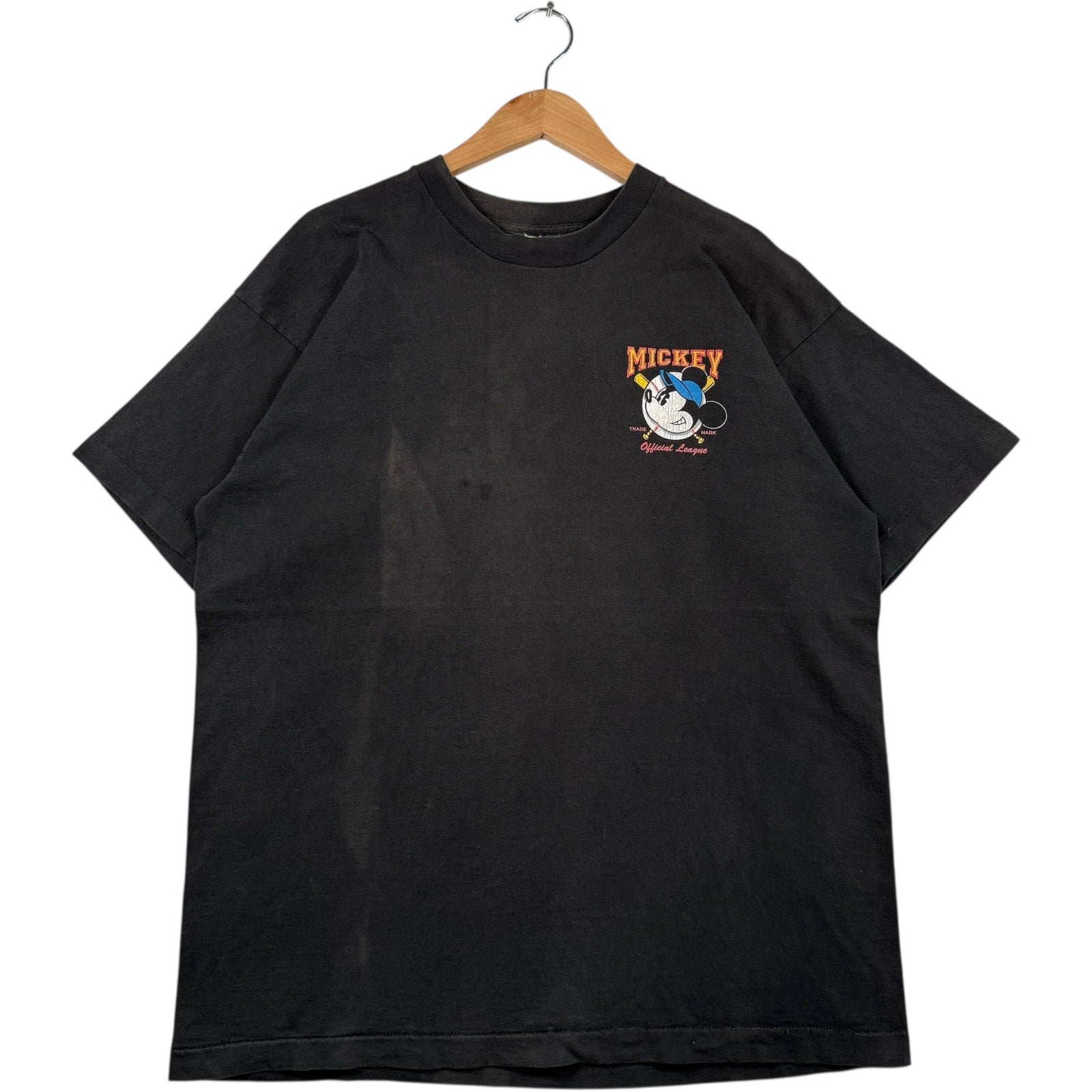 Vintage Mickey Mouse Official League Baseball Tee