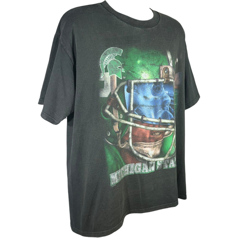 Vintage Michigan State University Spartans Big Helmet Tee 90s