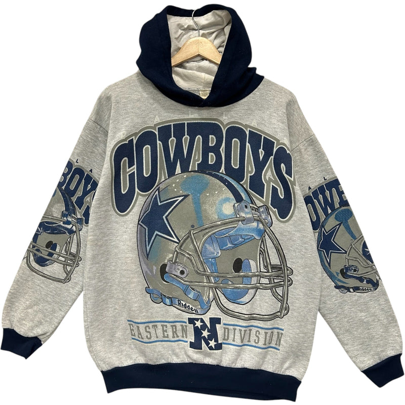 Vintage Dallas Cowboys Big Helmet AOP Hoodie