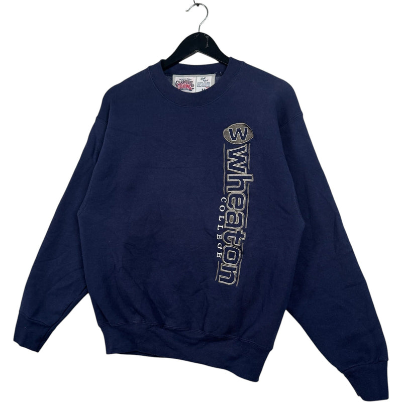 Vintage Wheaton University Spellout Crewneck