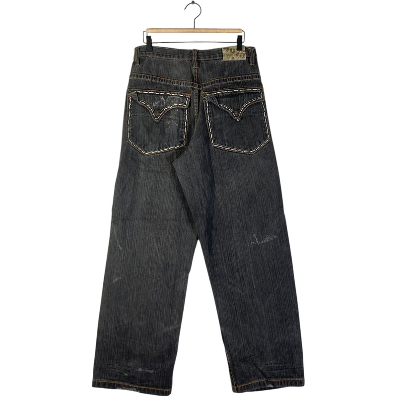 Vintage Marq Seventy Five Straight Leg Utility Denim Jeans 34