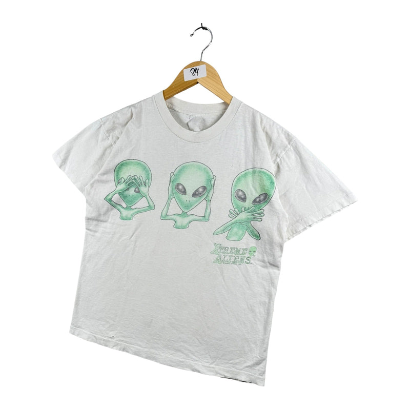 Vintage Alien Graphic T-Shirt