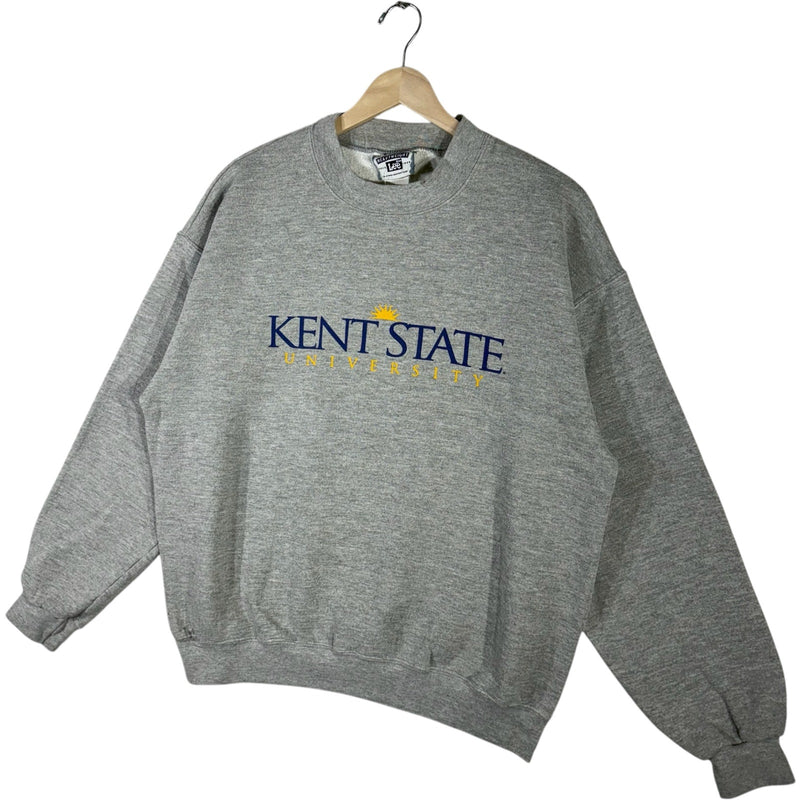 Vintage Lee Kent State University Spellout Embroidered Crewneck
