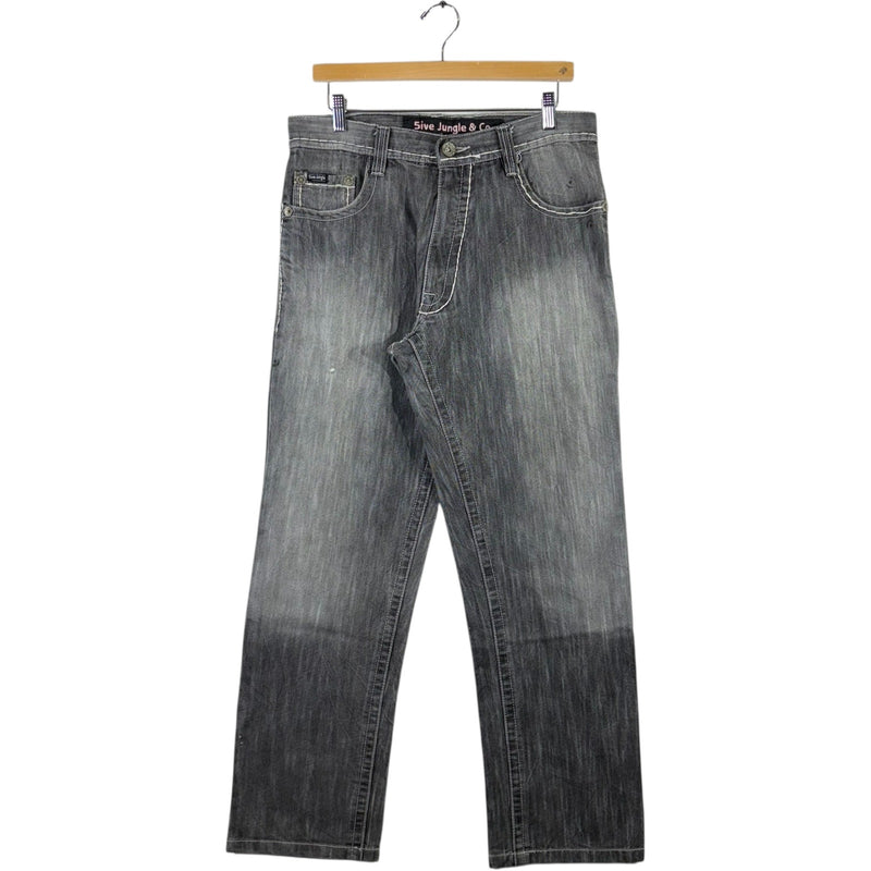Vintage 5ive Jungle & Co. Straight Leg Dark Wash Jeans 34 x 30