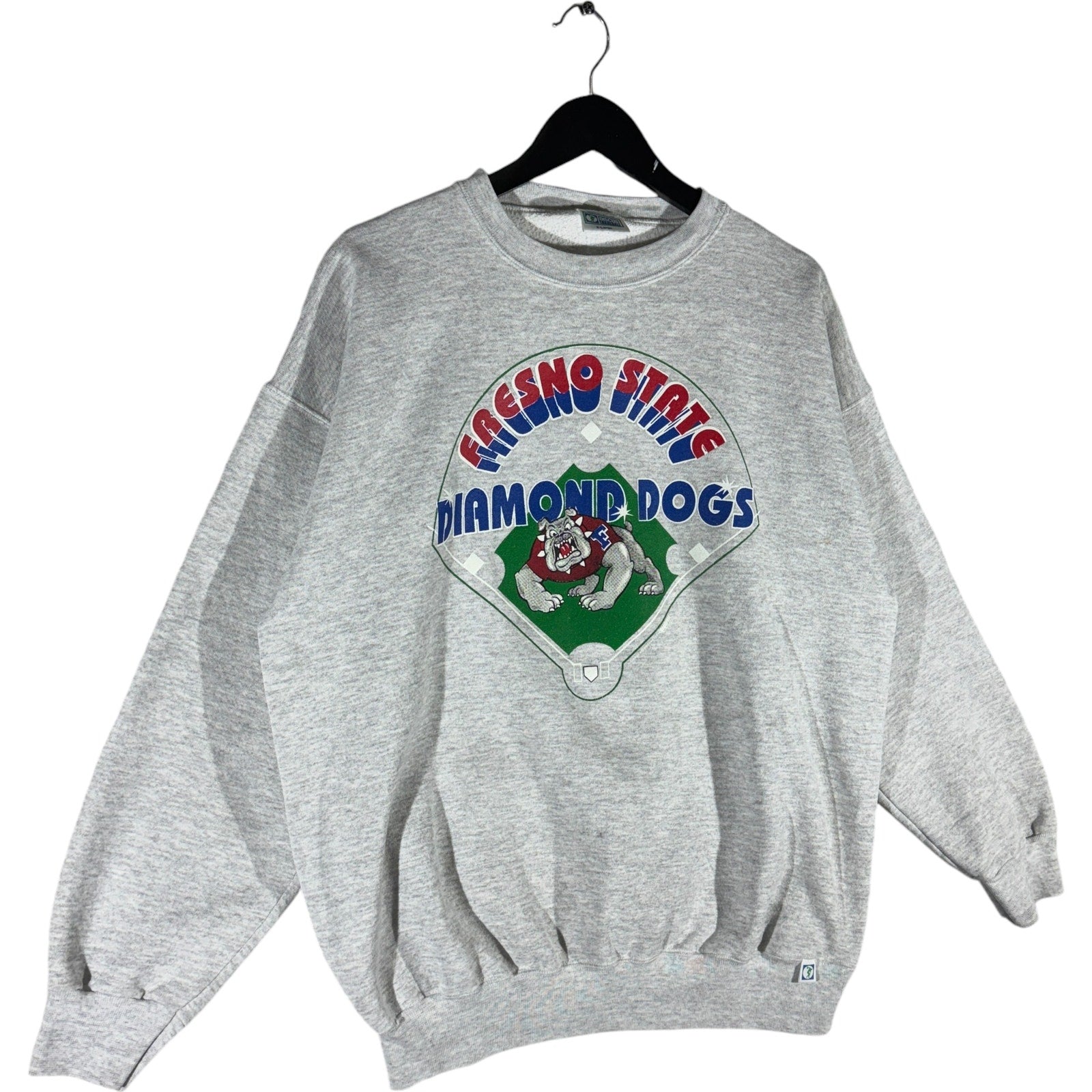 Vintage Fresno State University Diamond Dogs Baseball Crewneck