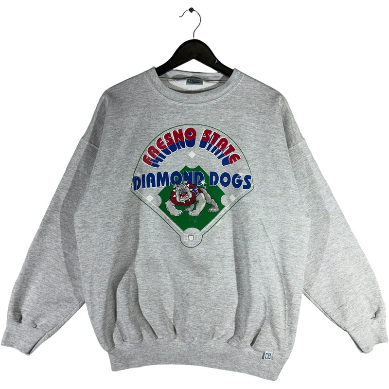 Vintage Fresno State University Diamond Dogs Baseball Crewneck