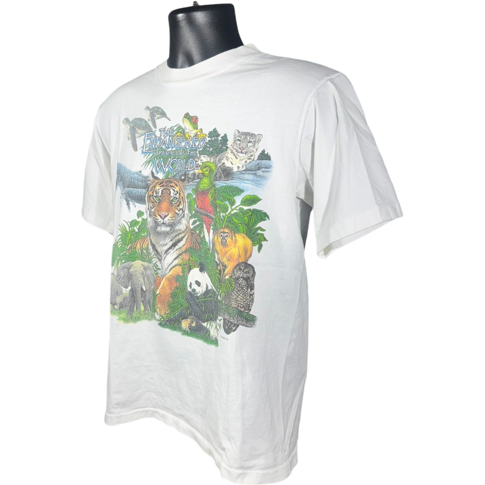 Vintage The Endangered Species Of The World Nature Tee