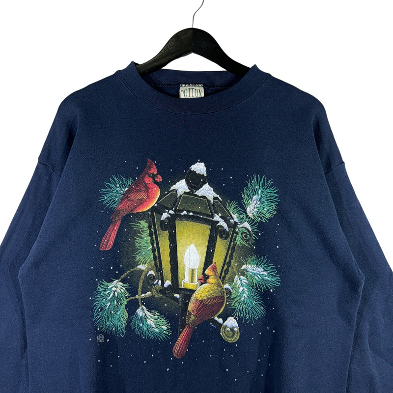 Vintage Birds Nature Crewneck