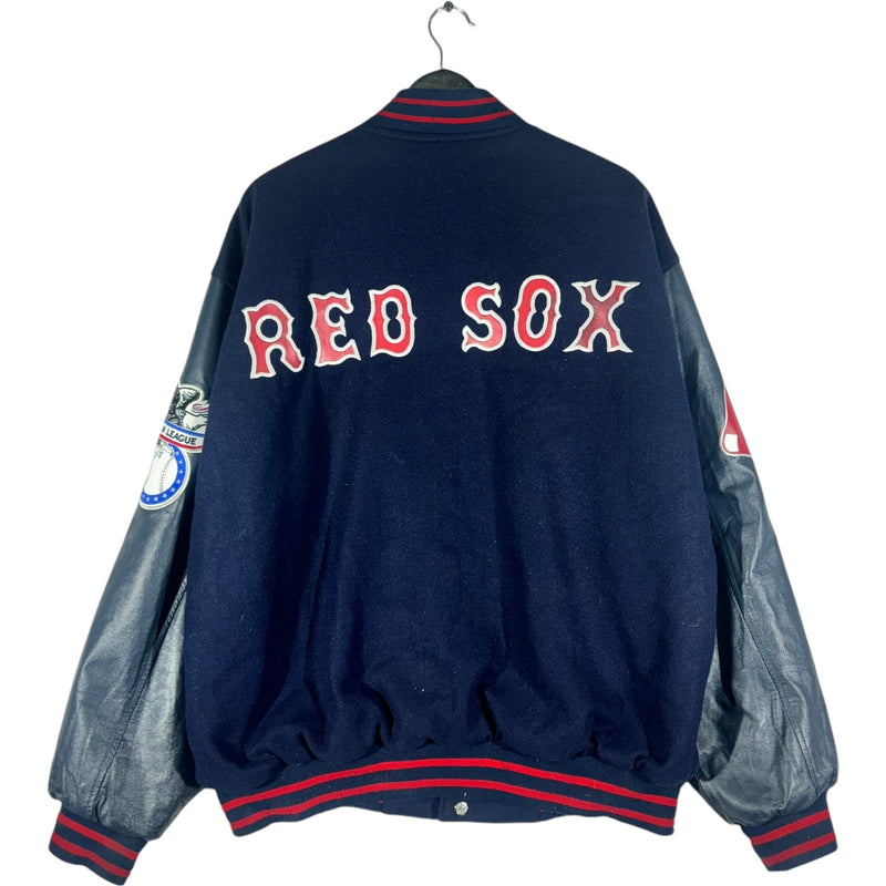 Vintage Jeff Hamilton Boston Red Sox Reversible Varsity Jacket