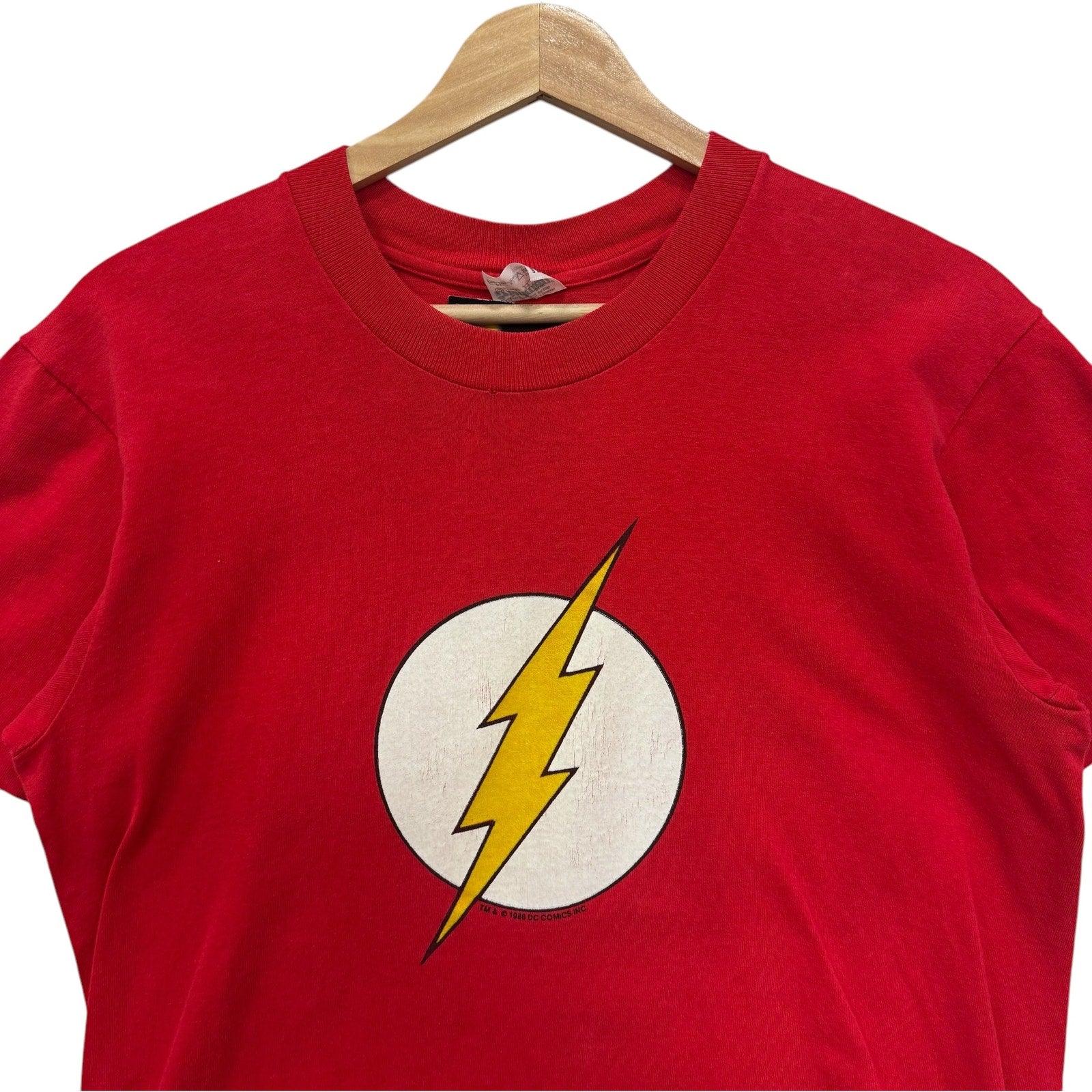 Vintage D.C. Comics The Flash Logo Tee '88