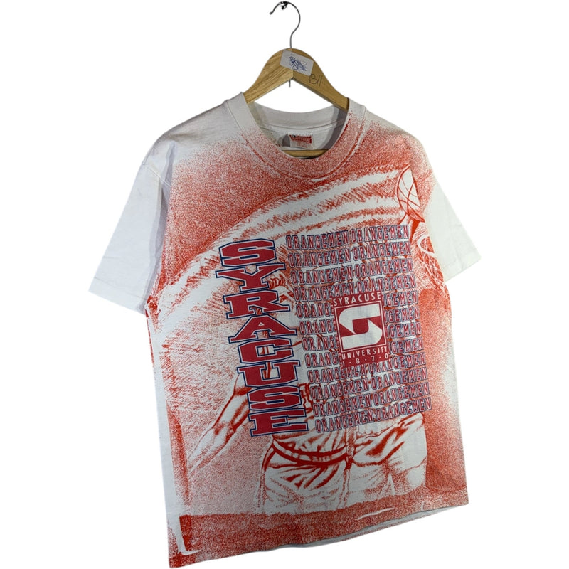 Vintage Syracuse Orangemen Basketball All Over Print T-Shirt