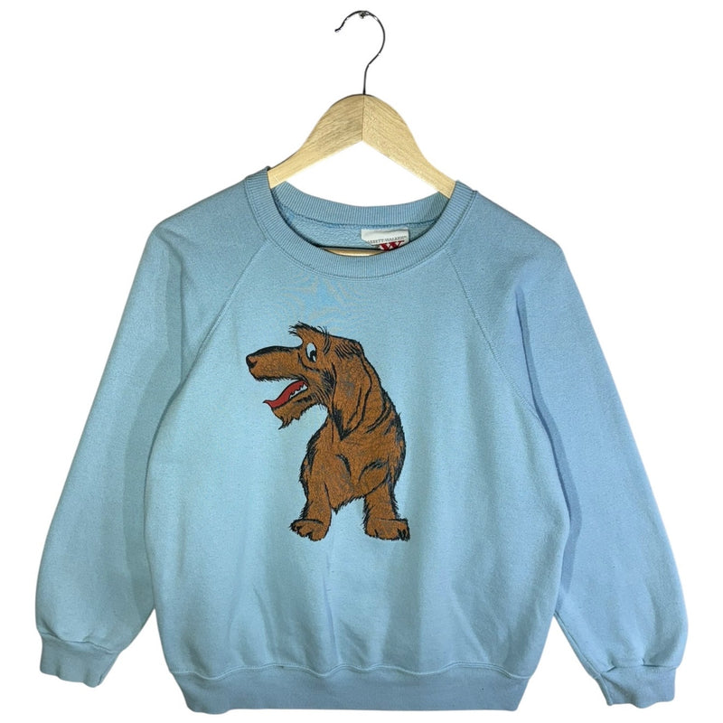 Vintage Cartoon Dog Graphic Crewneck