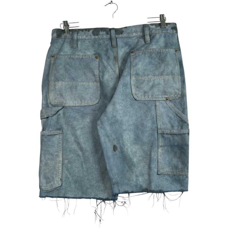 Vintage Carhartt Raw Hem Relaxed Carpenter Cargo Shorts 34