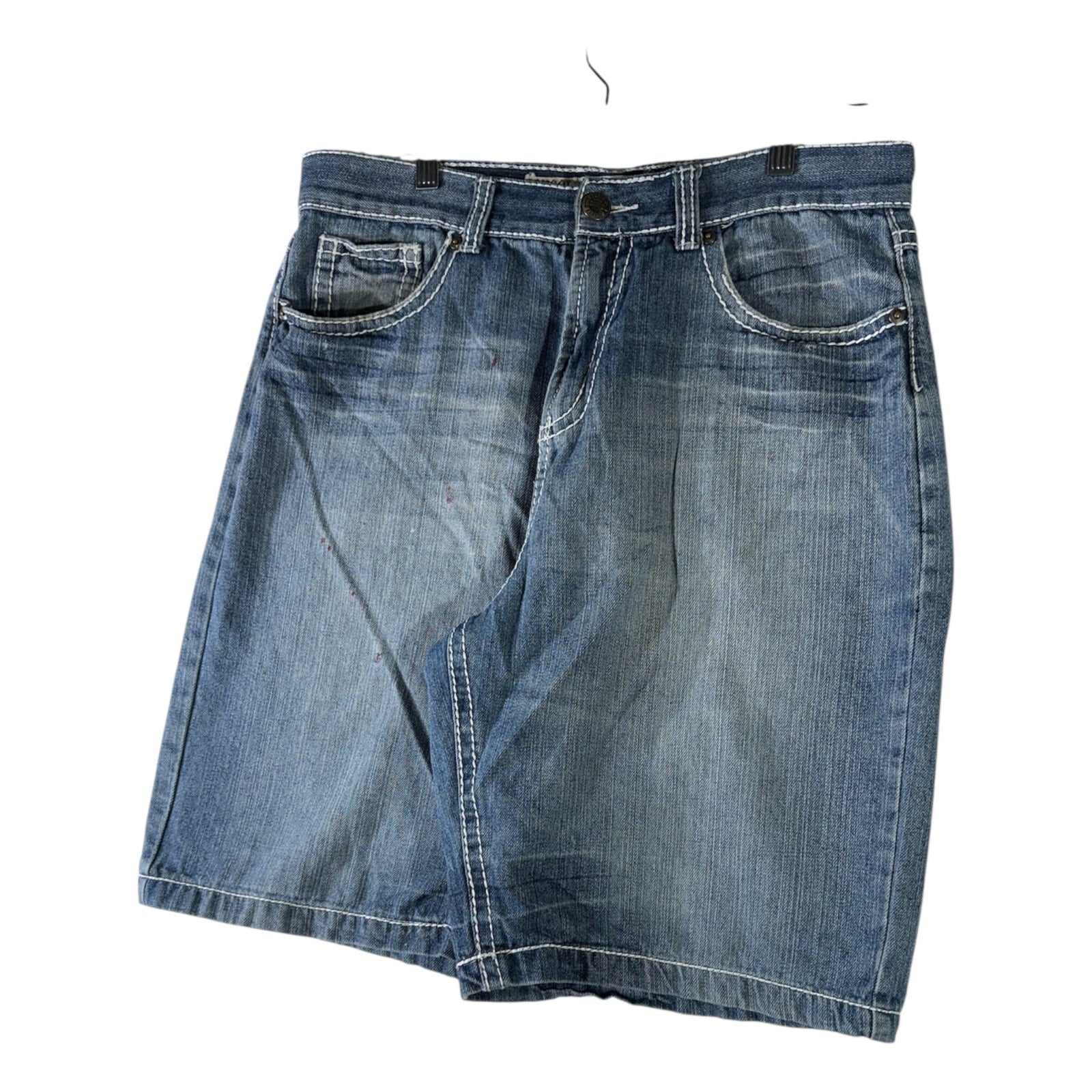 Vintage SoKool Bermuda Utility Denim Shorts 34