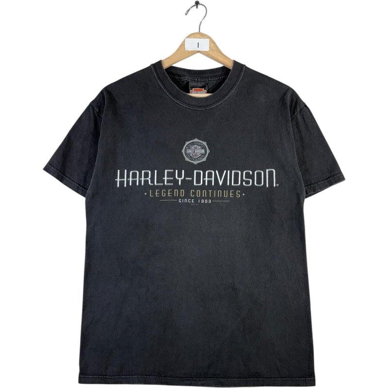 Vintage Harley Davidson Lighthouse New York T-Shirt