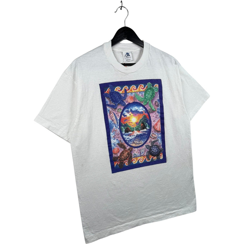 Vintage Ocean Sea Turtle Graphic T-Shirt