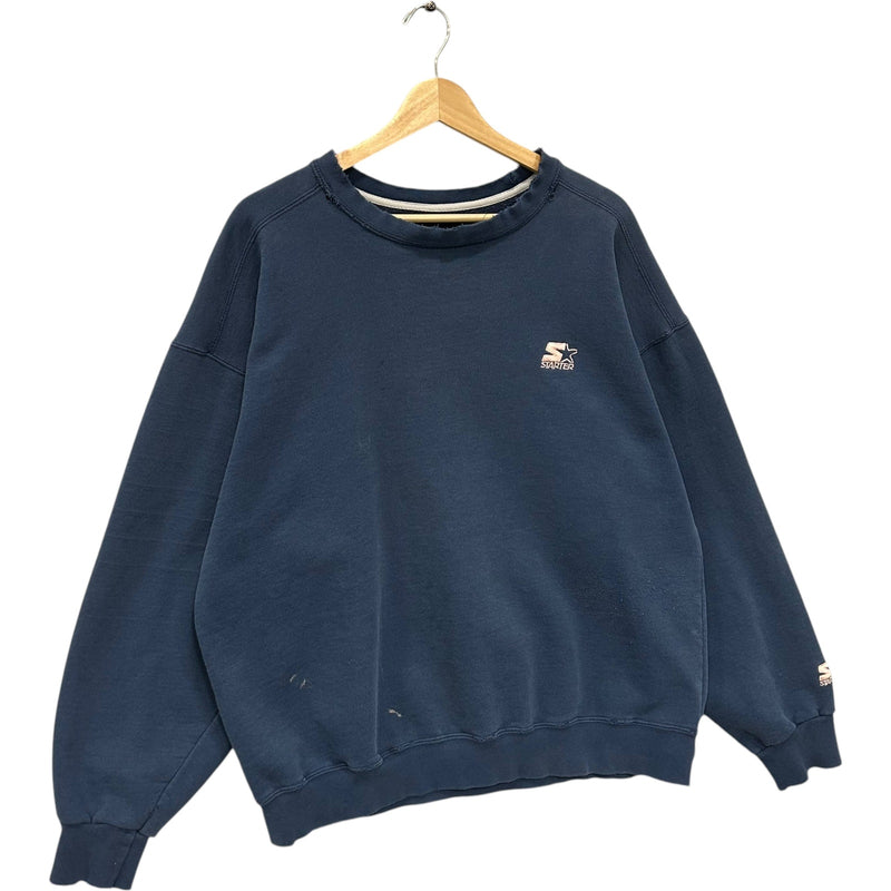 Vintage Starter Embroidered Logo Crewneck