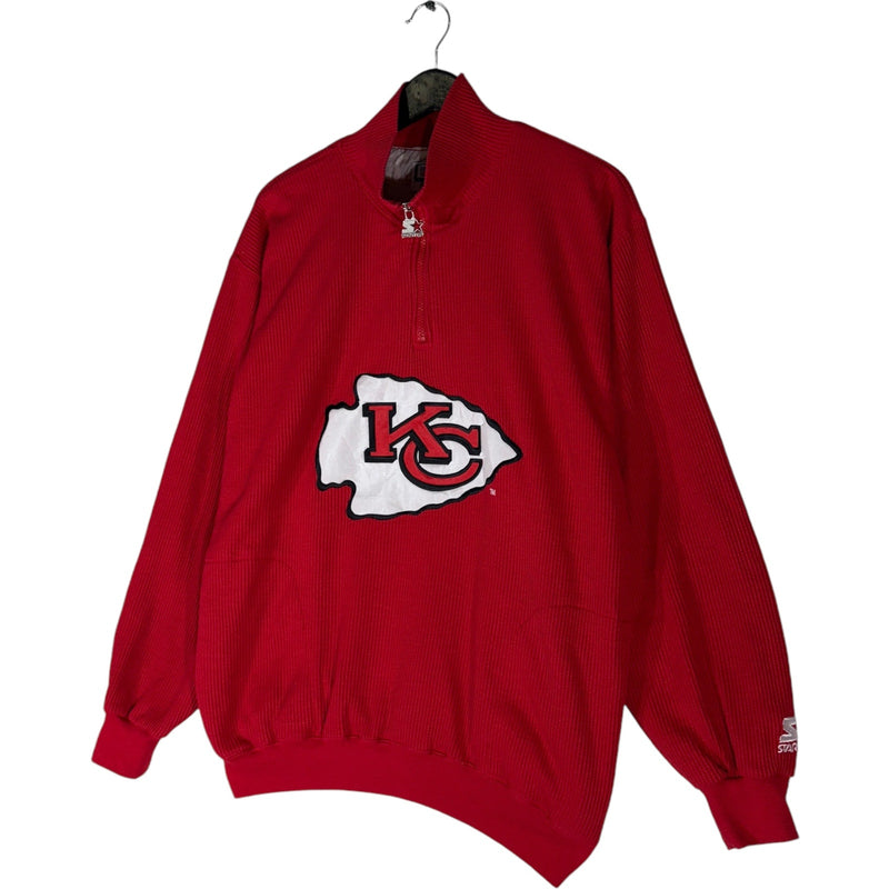 Vintage Starter Kansas City Chiefs Chest Logo NFL Crewneck