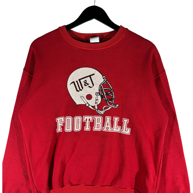 Vintage Washington & Jefferson Football Crewneck