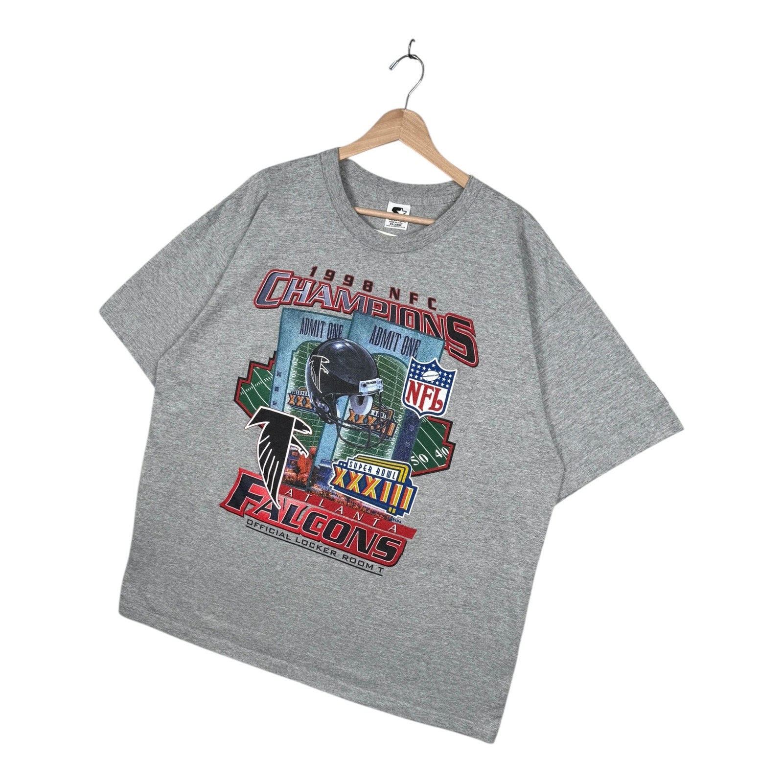 Vintage Starter Atlanta Falcons 1998 Champions NFL T-Shirt