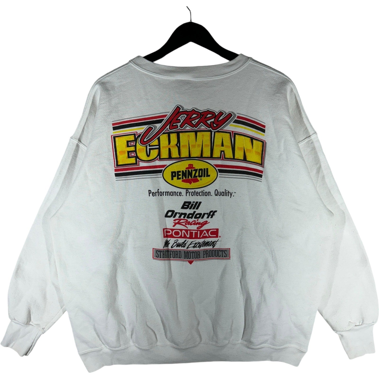 Vintage Jerry Eckman Pontiac Racing Crewneck