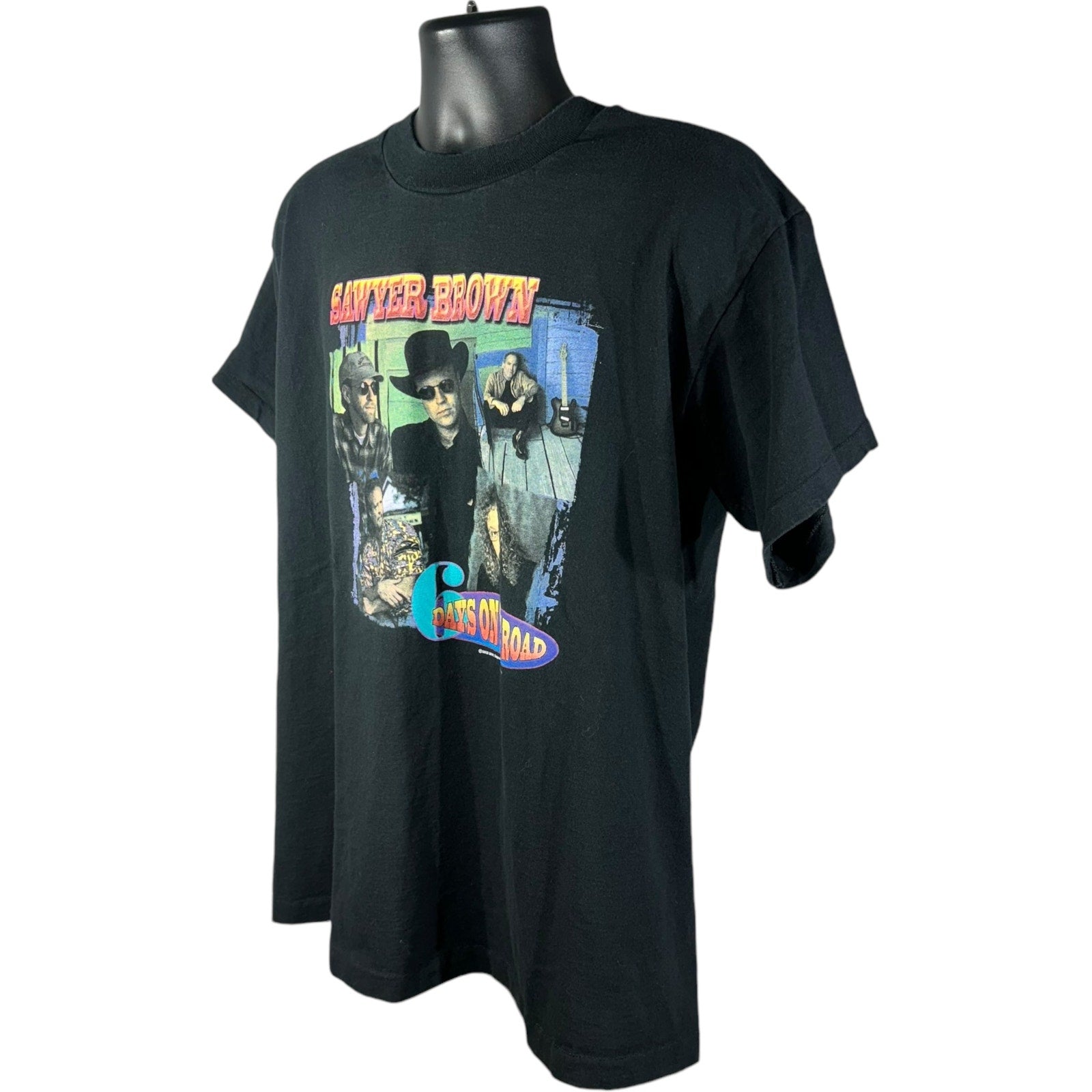 Vintage Sawyer Brown 6 Days On The Road Show Band Tee