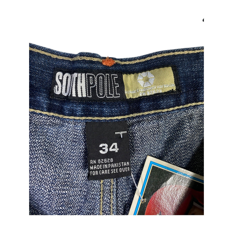 Vintage Southpole Baggy Denim Shorts 34