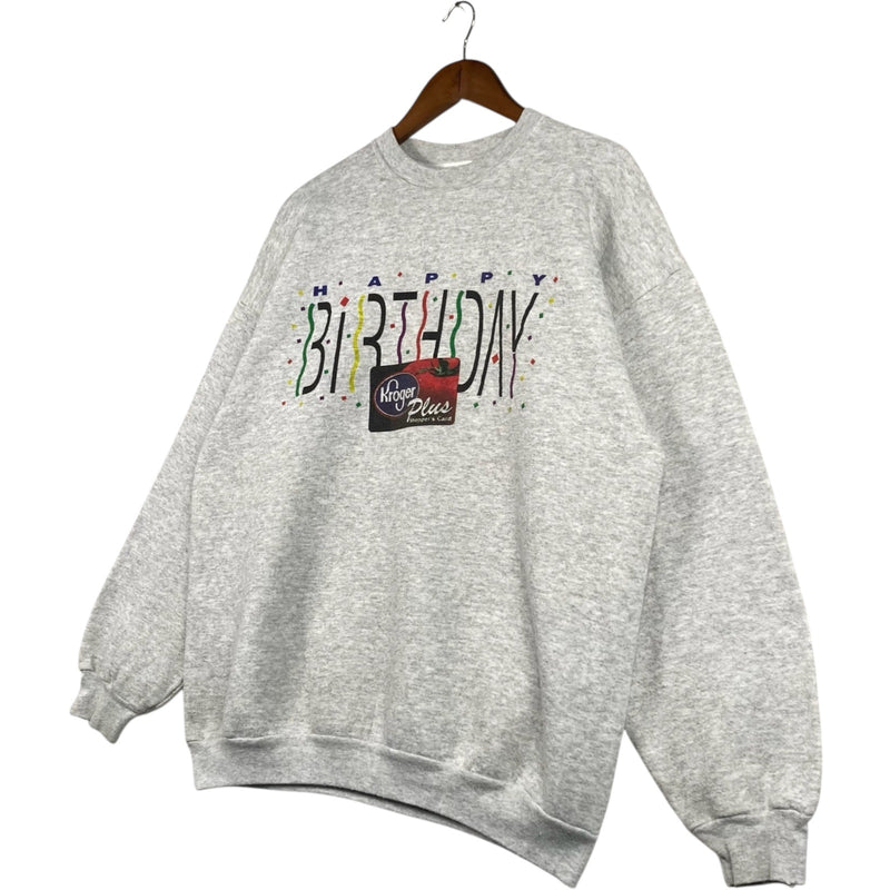 Vintage Happy Birthday Kroger Crewneck