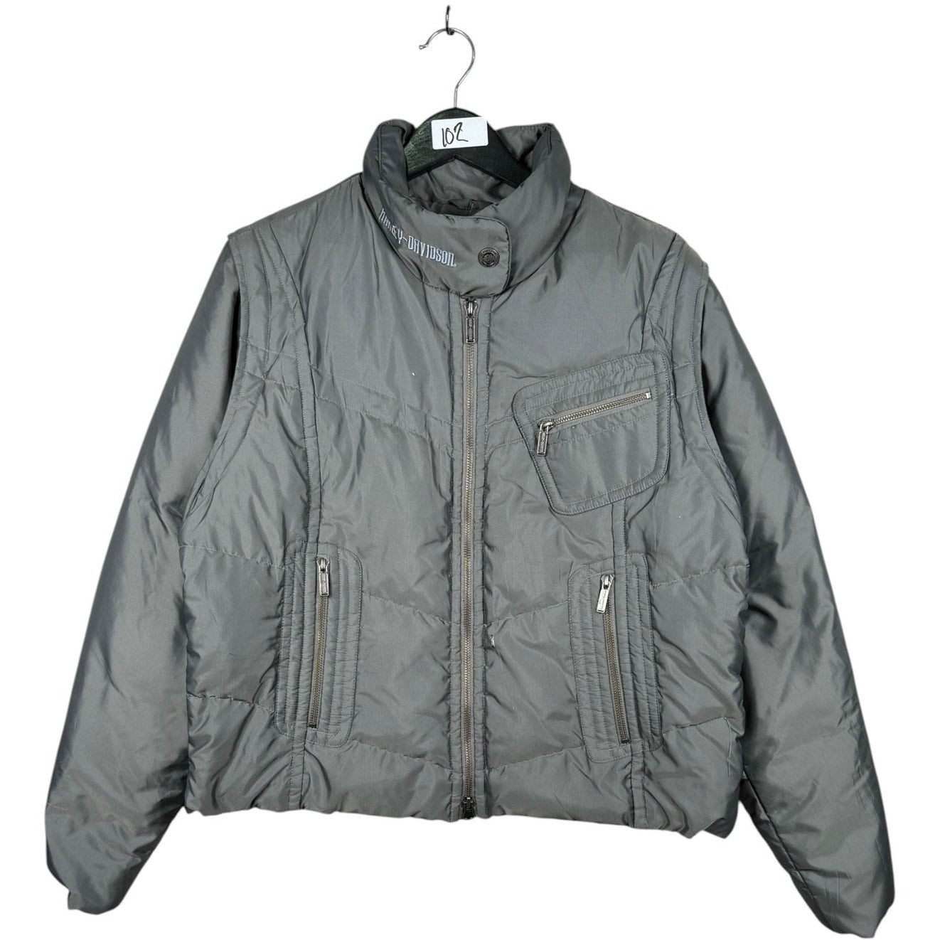 Vintage Harley Davidson Puffer Jacket