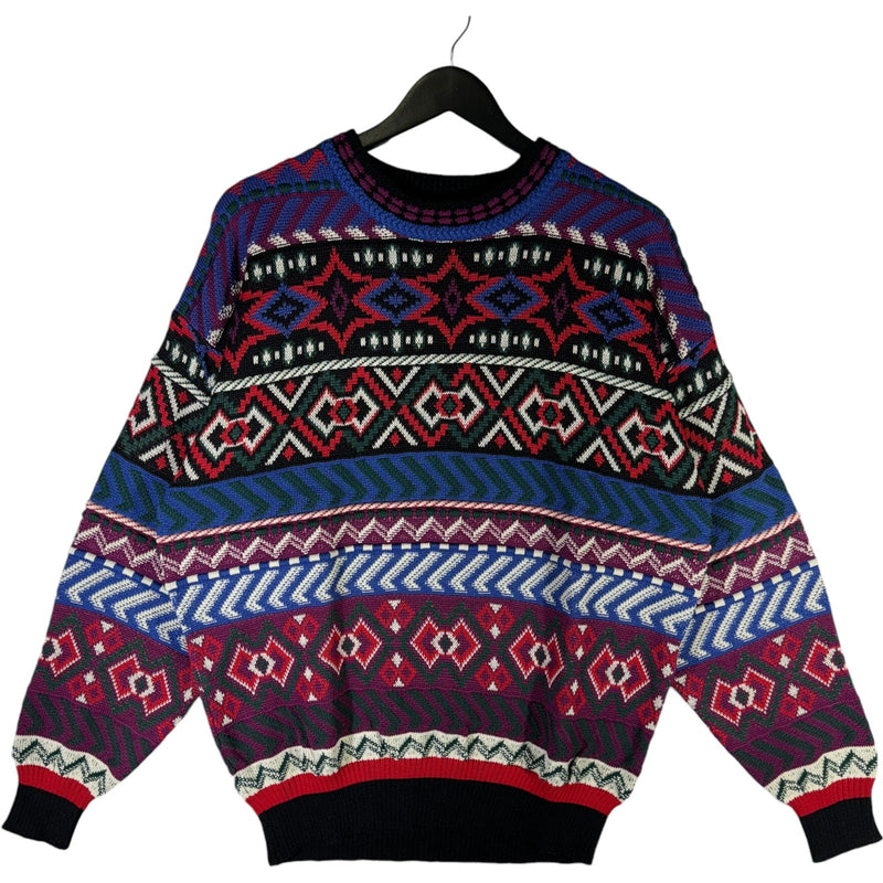 Vintage Geometric Pattern Sweater NWT