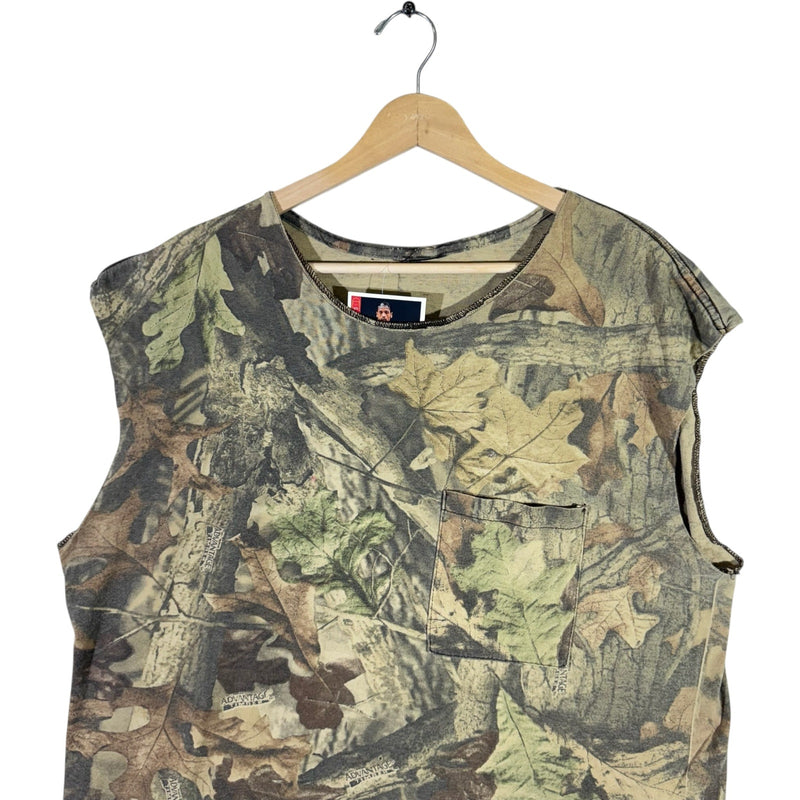Vintage Tree Camo Pocket Tank Top