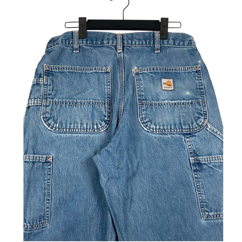 Vintage Carhartt Denim Carpenter Cut Off Shorts 32