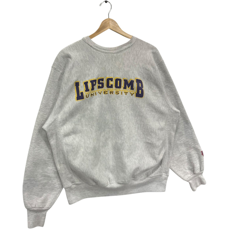 Vintage Lipscomb University Spellout Crewneck 90s