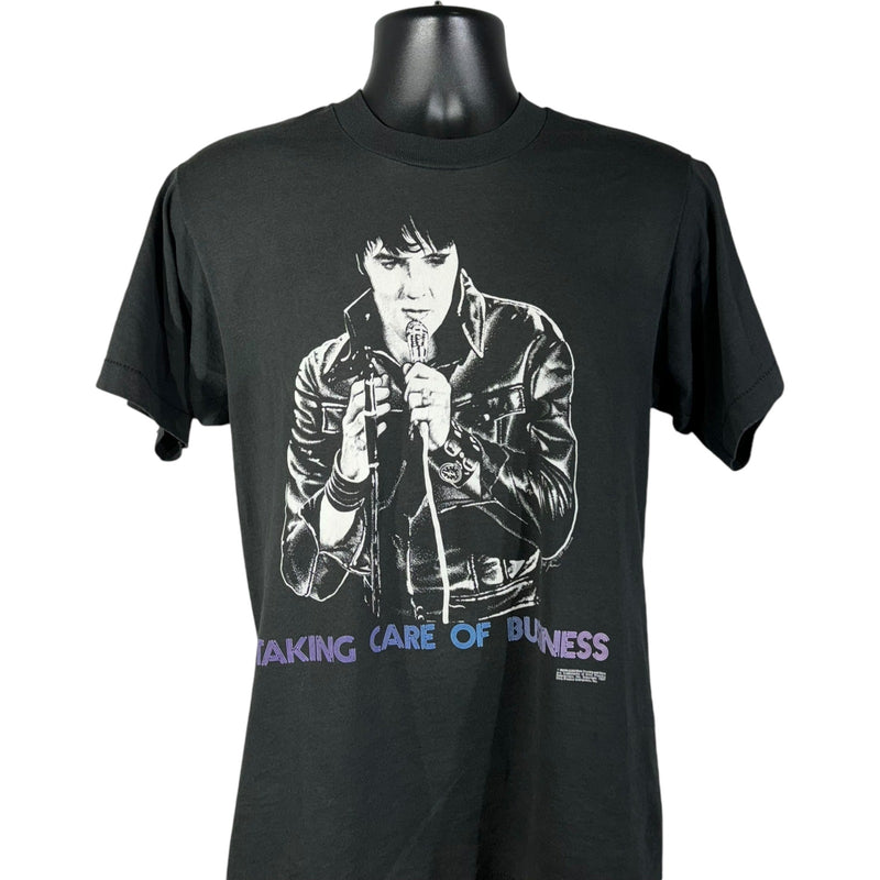 Vintage Elvis "Taking Care Of Business" Music Tee 80's