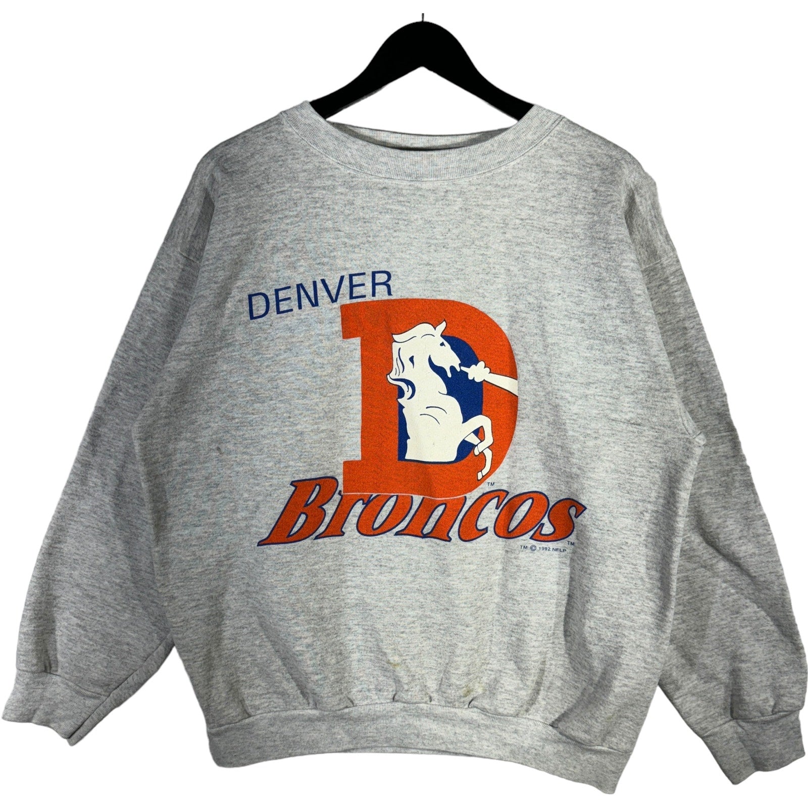 Vintage Denver Broncos Logo Crewneck