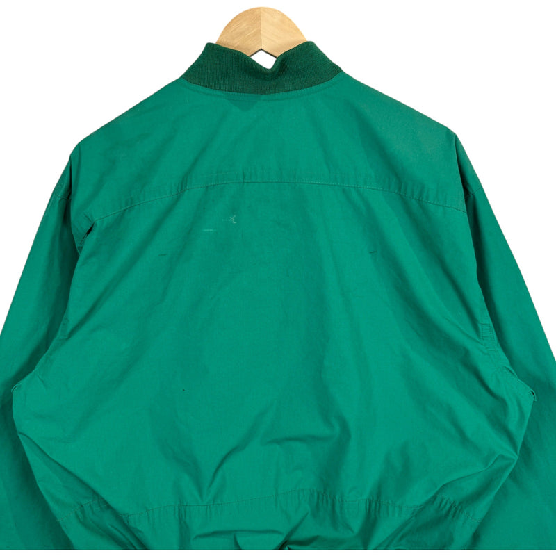 Vintage Perry Ellis Blank Full Zip Bomber Light Jacket