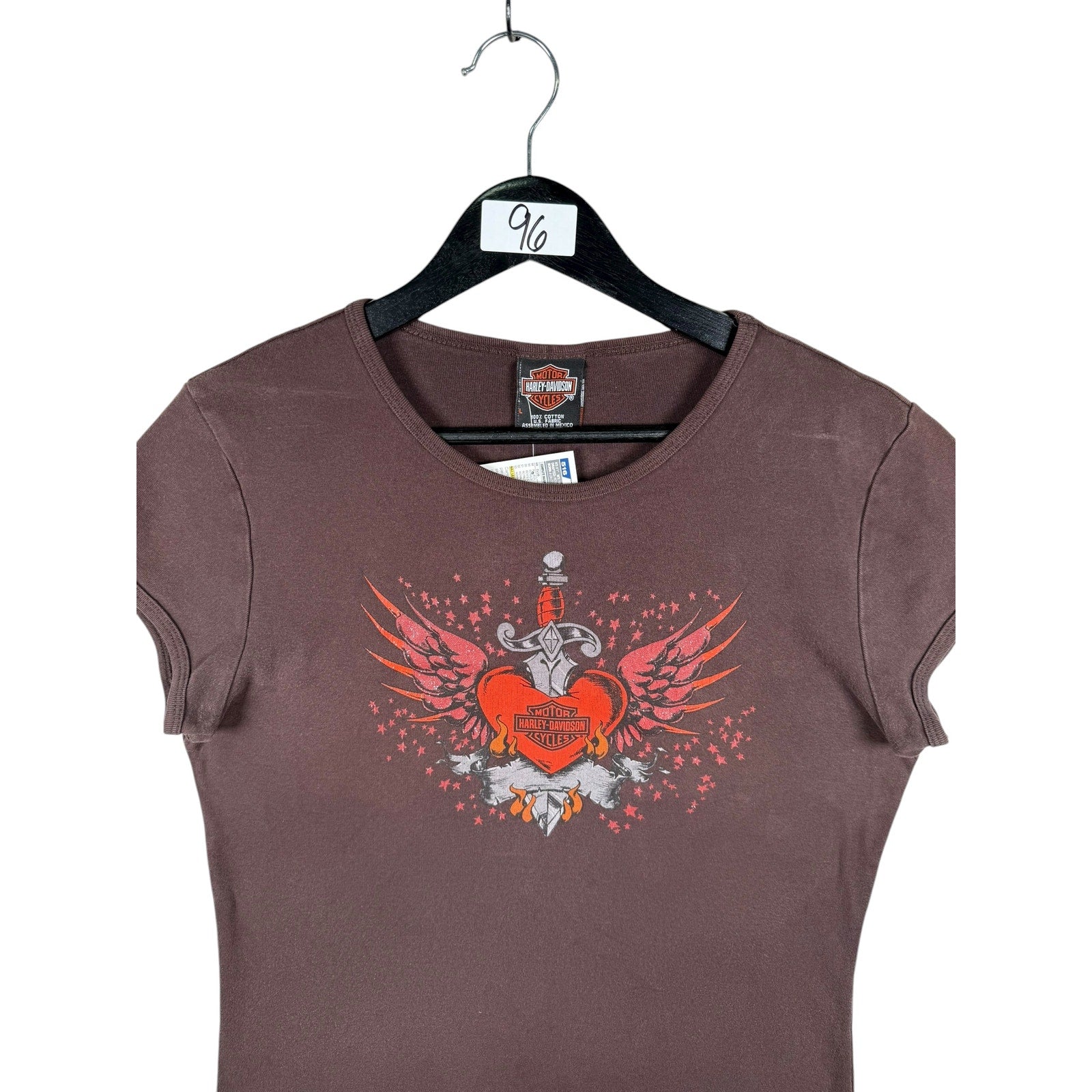 Vintage Harley Davidson Heart Dagger T-Shirt