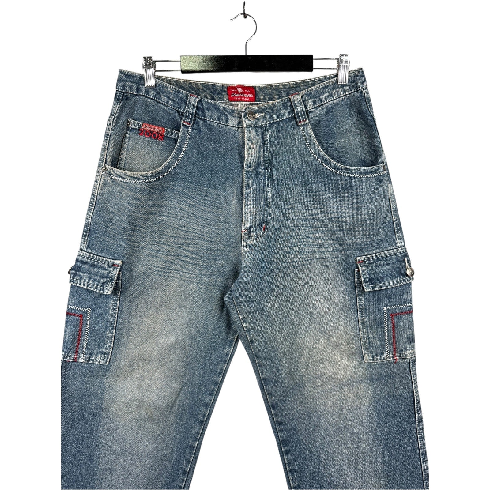 Vintage Dermson Cargo Pockets Denim Pants 34
