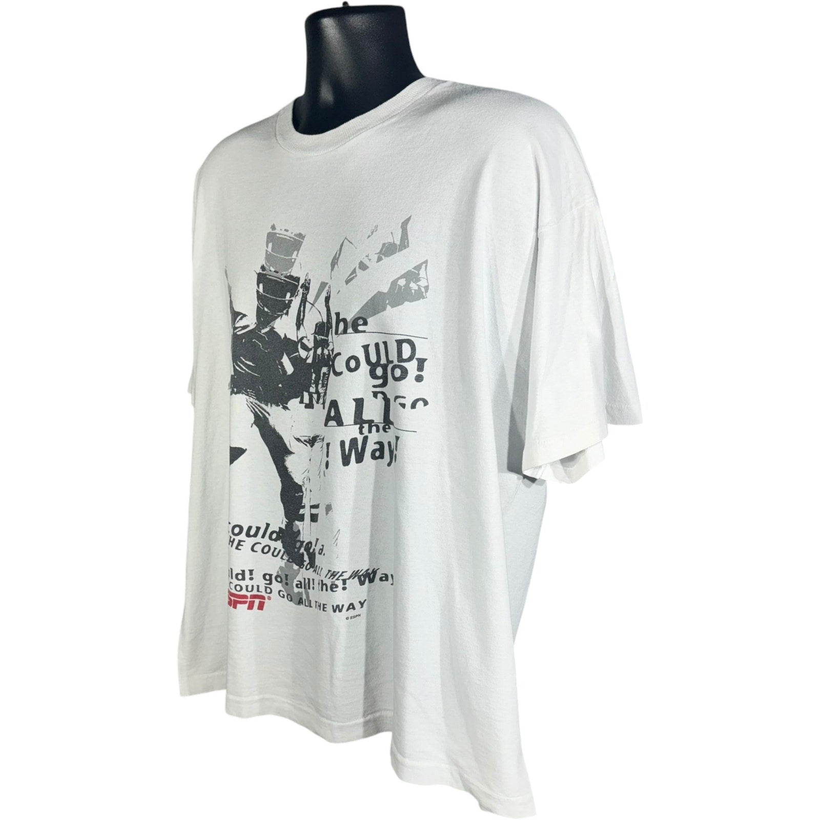 Vintage ESPN "He Could Go All The Way!" Football Tee