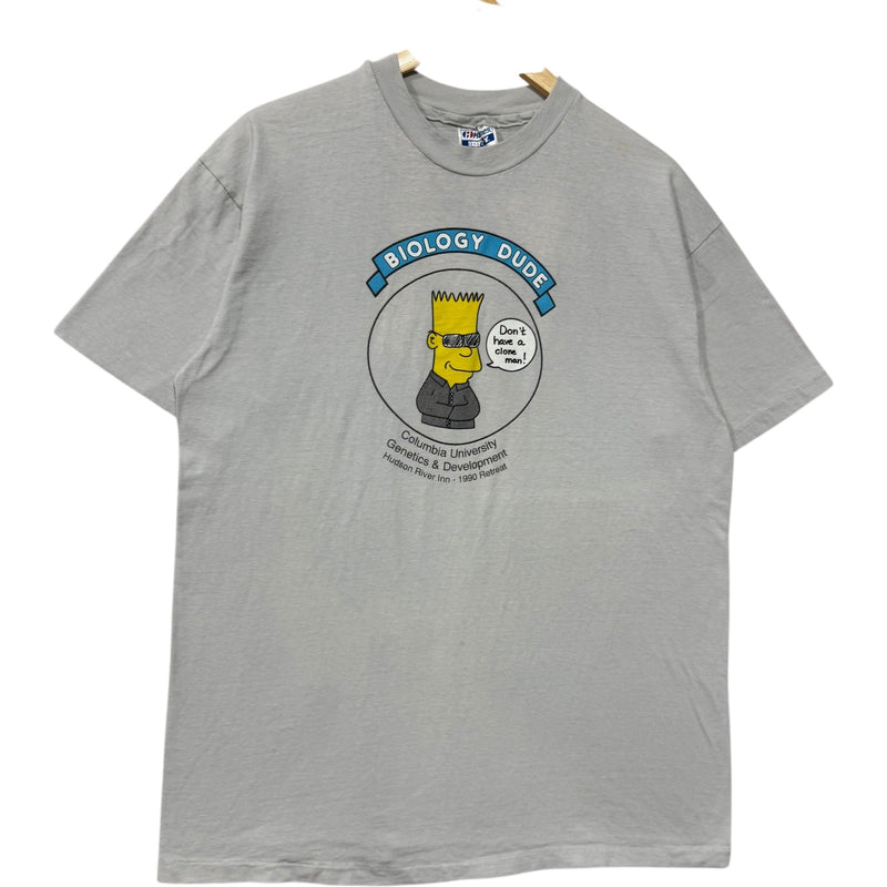 Vintage Columbia University Genetics "Biology Dude" Cartoon Tee