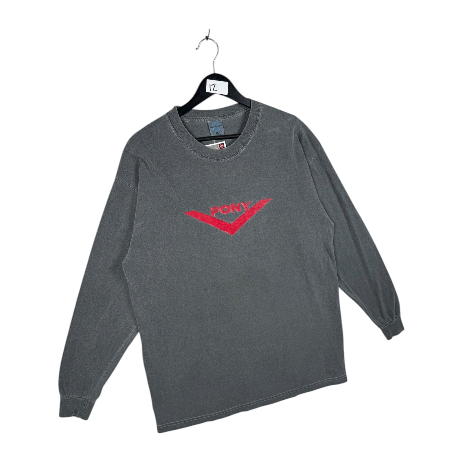 Vintage PONY Logo Long Sleeve T-Shirt