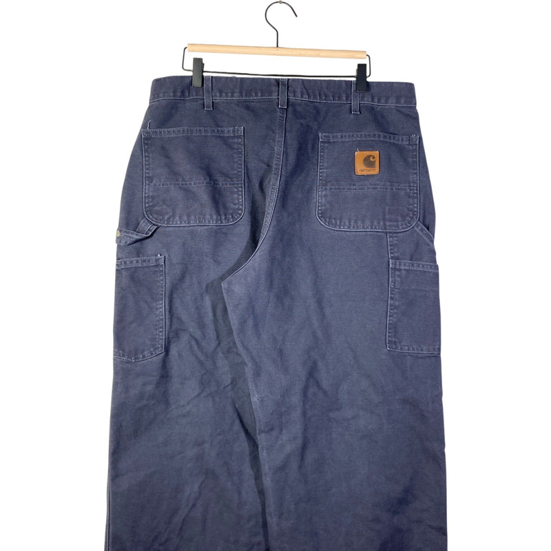Vintage Carhartt Loose Straight Washed Duck Dungaree Work Pants 38x30