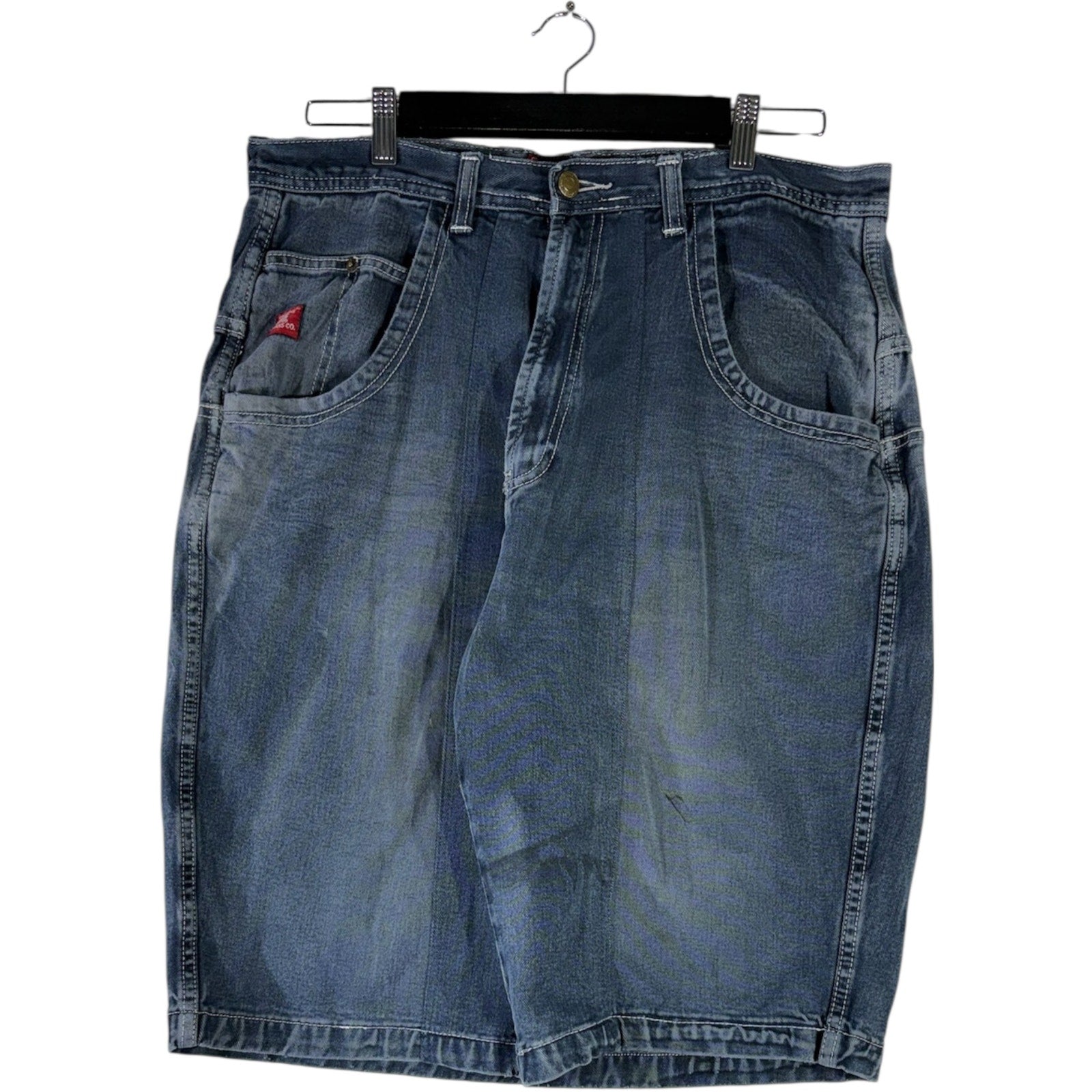 Vintage Machine Jeans Co Embroidered Denim Shorts 36