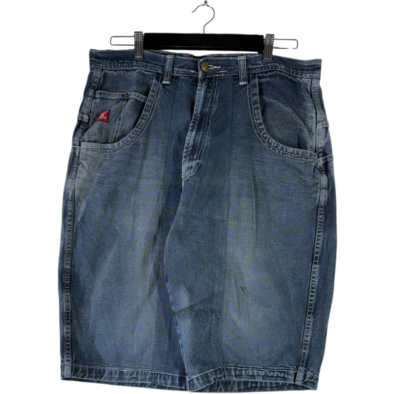Vintage Machine Jeans Co Embroidered Denim Shorts 36