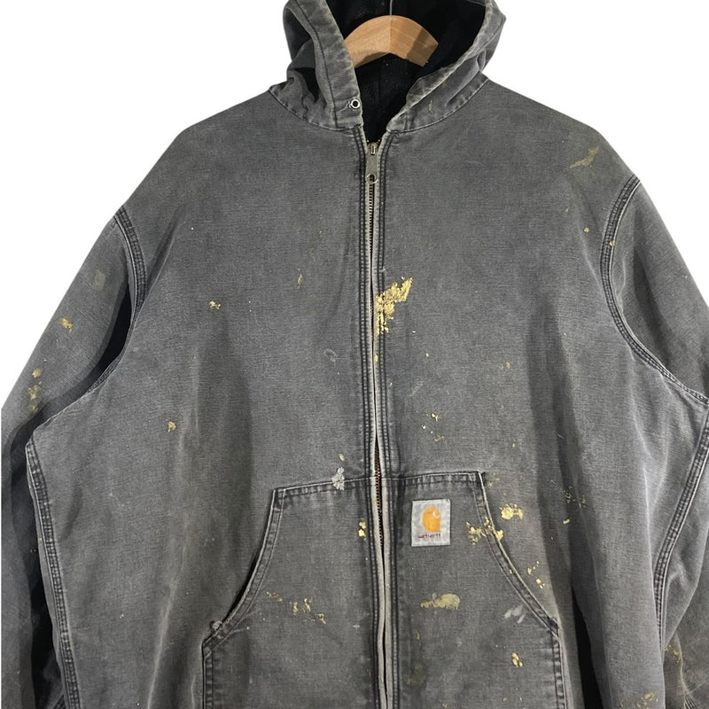 Vintage Carhartt Hooded Full Zip Work Jacket
