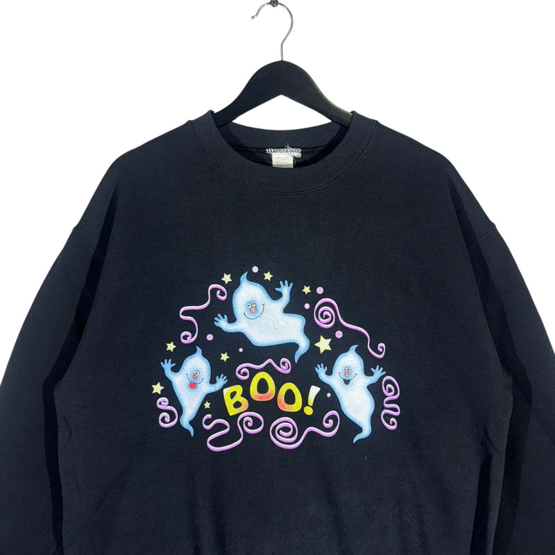 Vintage Ghosts "Boo!" Halloween Crewneck