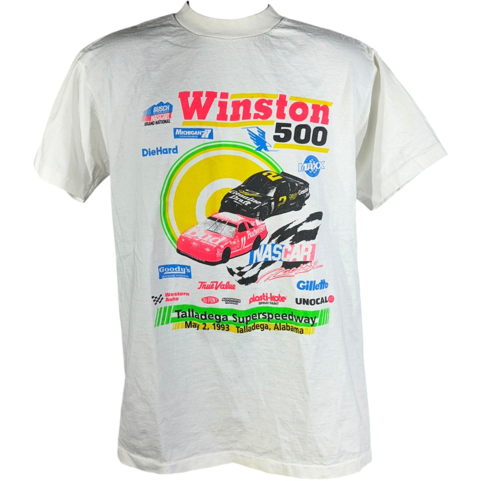 Vintage Winston 500 Nascar Racing Tee 1993